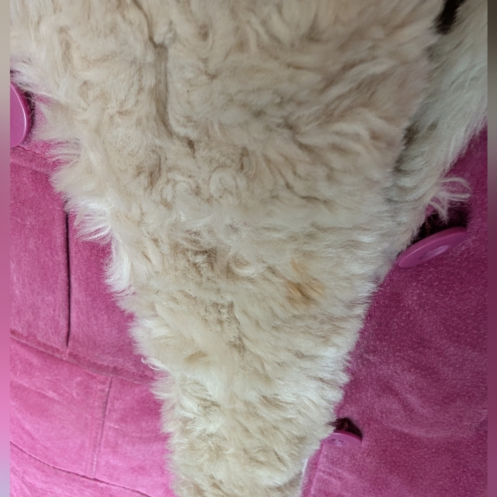 Vintage Wilsons Leather Maxima Pink Suede Jacket Fur Trim Large - Picture 3 of 16